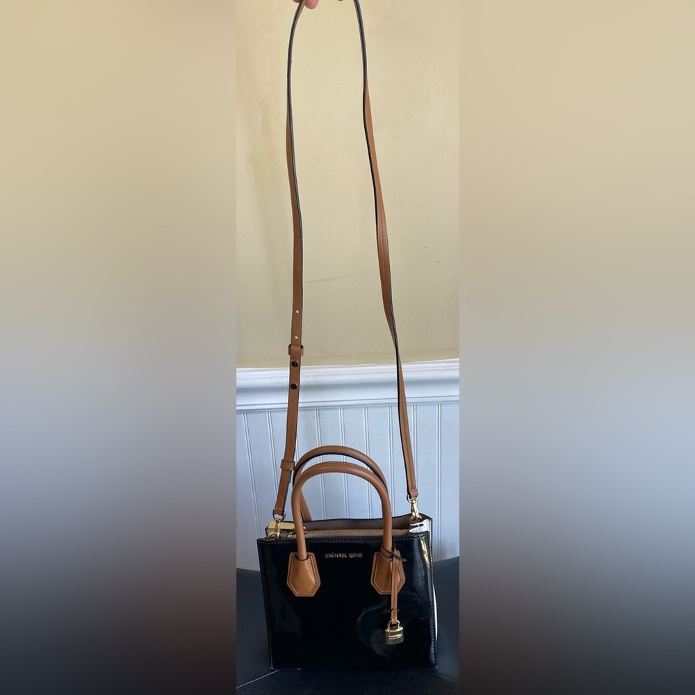 Michael Kors Tri-Color Patent Leather Mini Mercer - Picture 13 of 15
